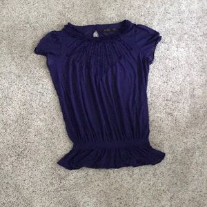 The Limited purple blouse